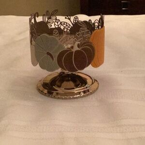Bath and Body Works Fall three wick candle holder